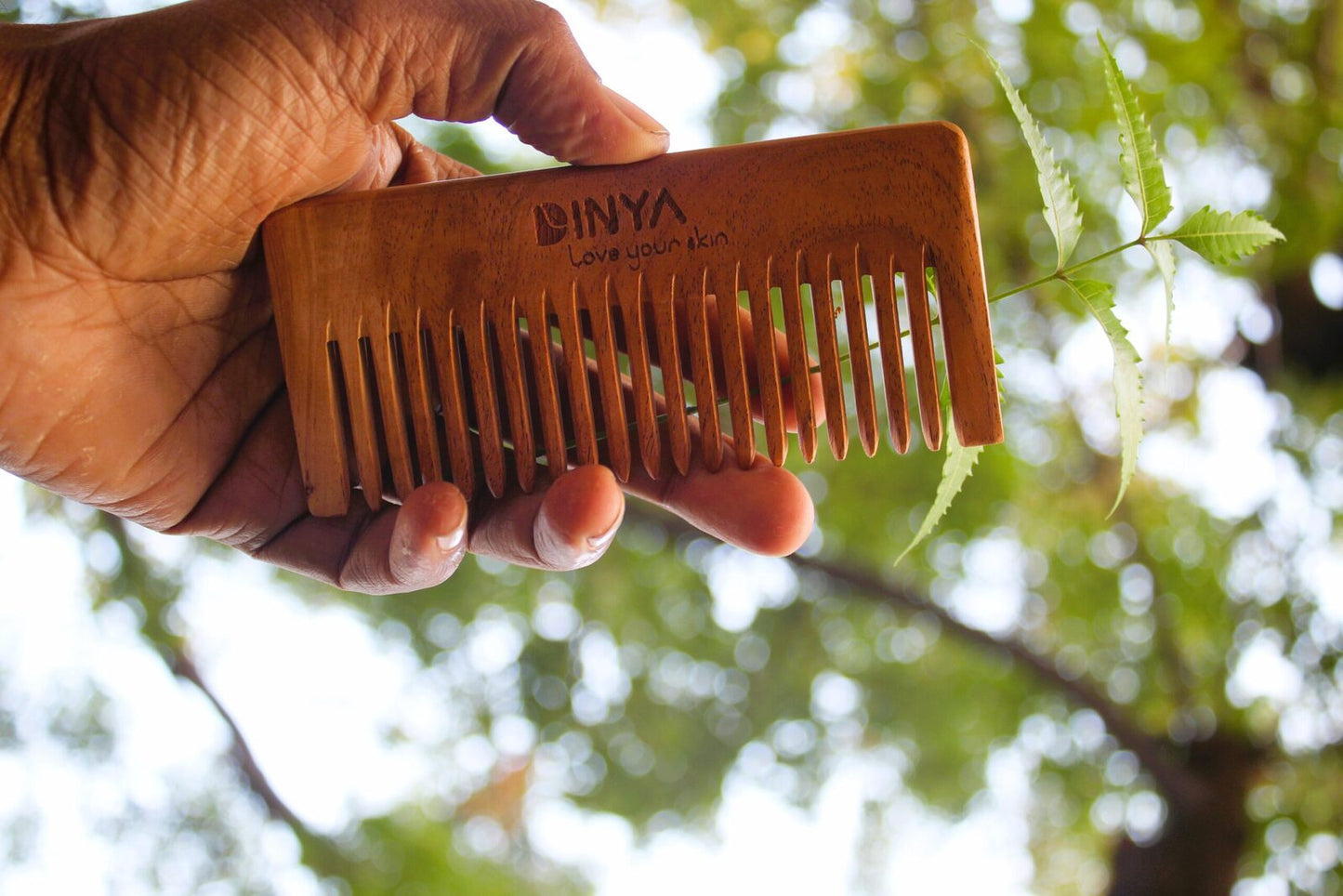 Large Wide Tooth Neem Comb