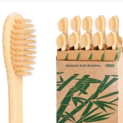 Dinya™ Biodegradable Bamboo Toothbrushes