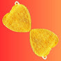 Natural Loofah for Skin Exfoliation Heart Shape Pack of 2