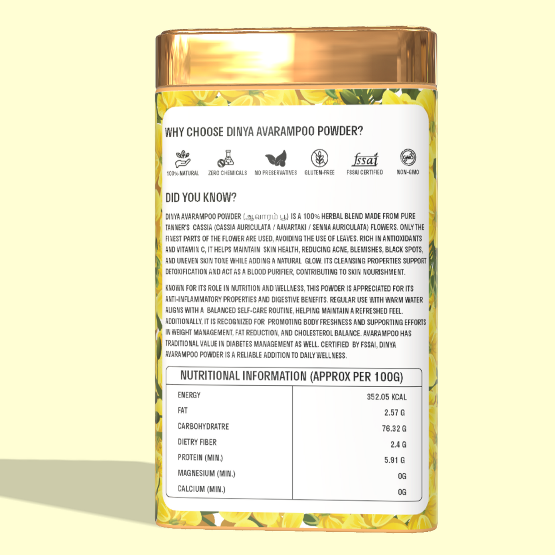 avarampoo powder benefits for skin