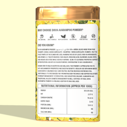 avarampoo powder benefits for skin