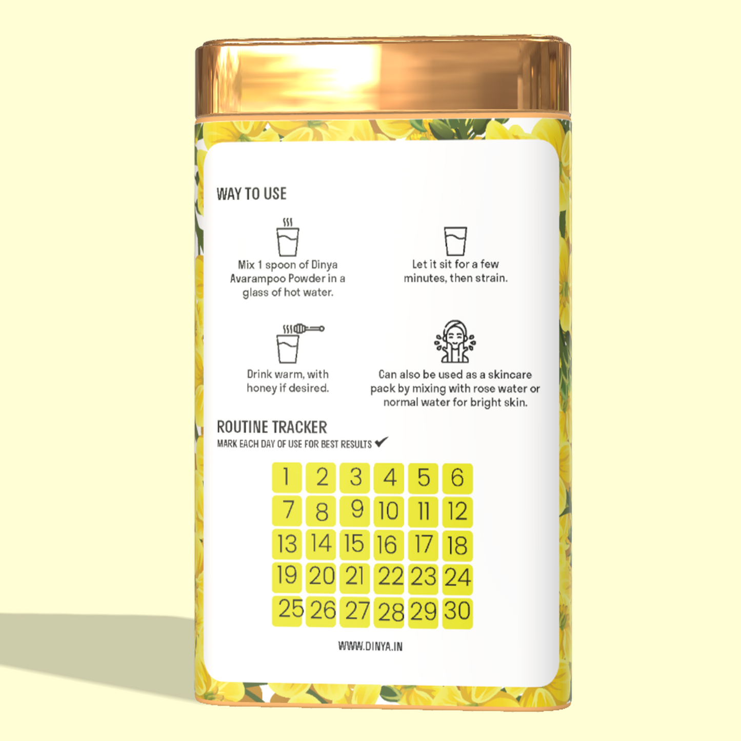 avarampoo powder for skin