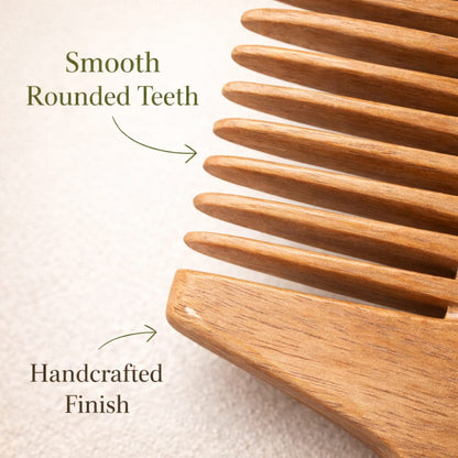 Natural Kacchi Neem Comb for Healthy Hair