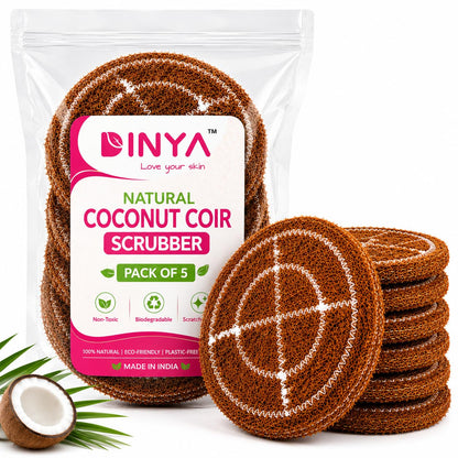 Coconut Husk Scrubber (Pack of 5)