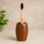 Eco-Friendly Bamboo Bristle Toothbrush with Holder