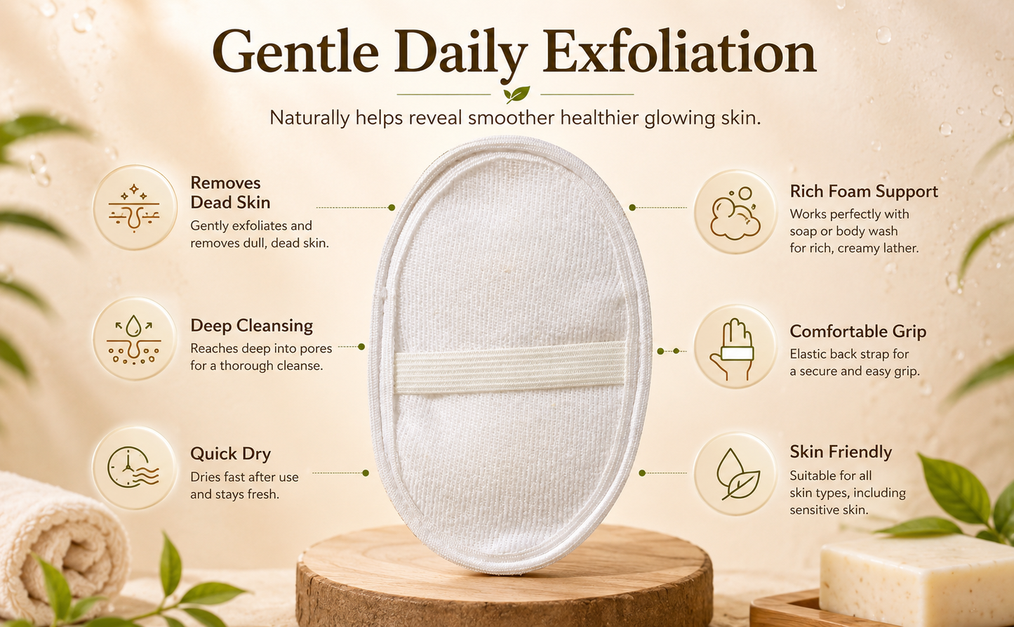 Travel Friendly Bath Loofah