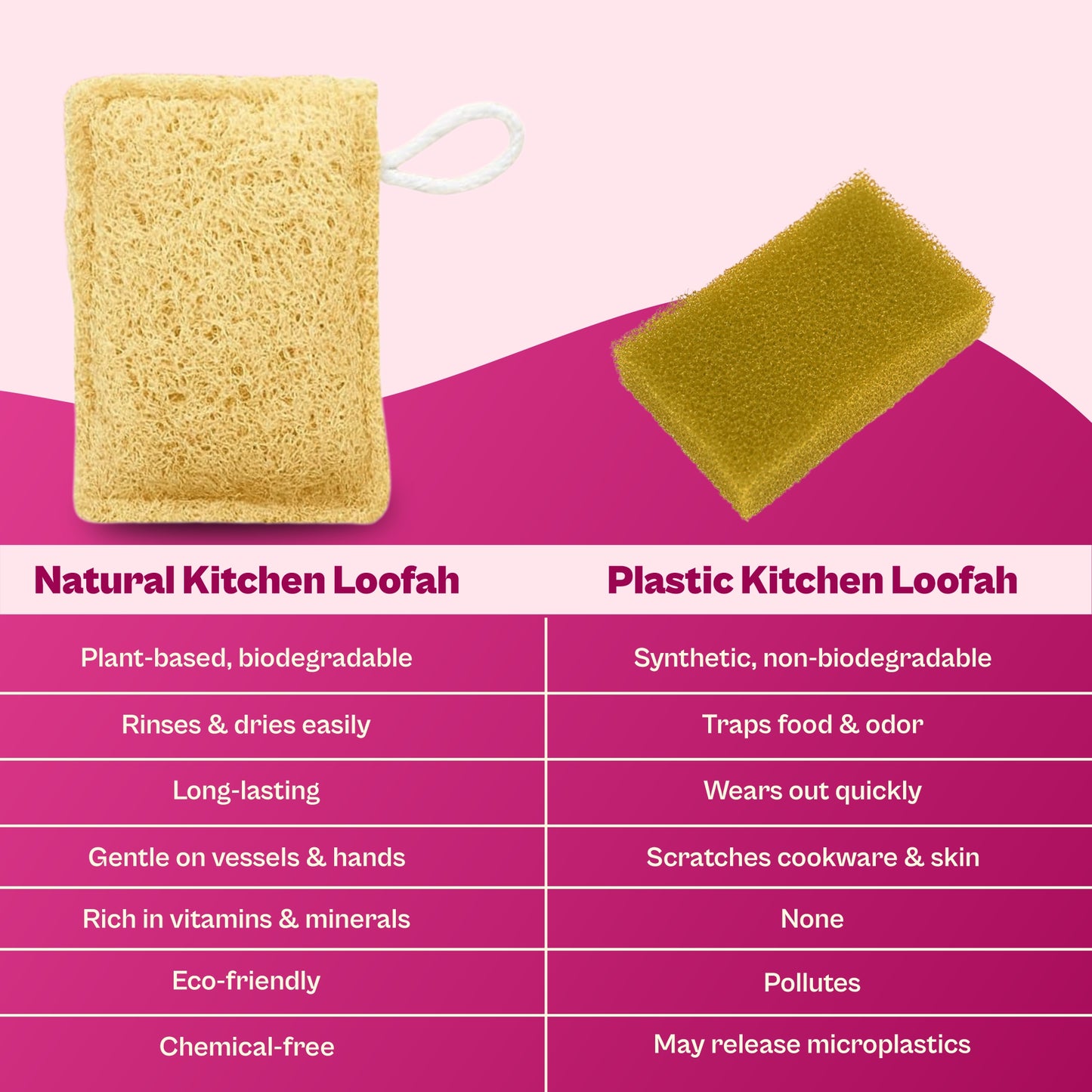 eco friendly dish scrubber plastic alternative