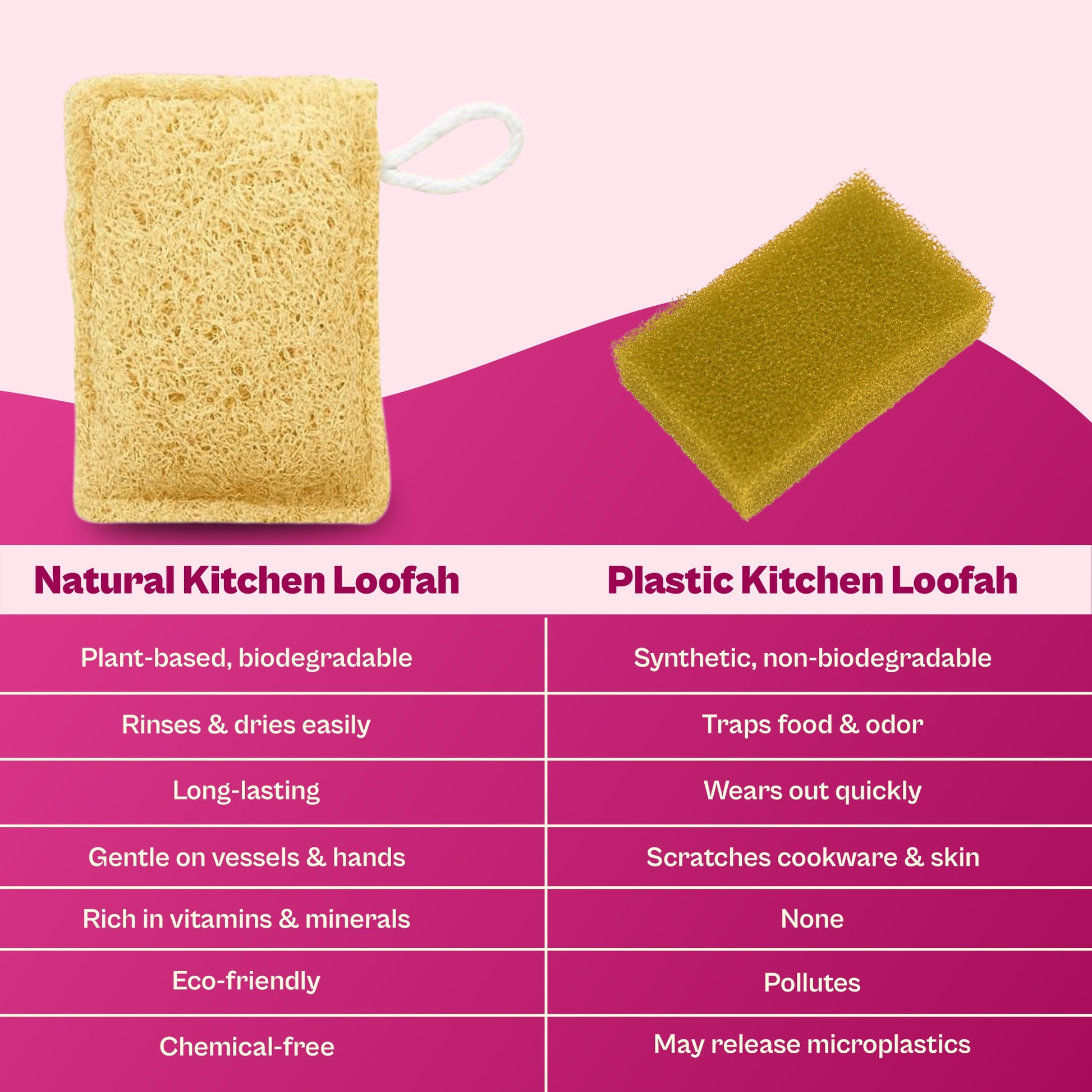 eco friendly dish scrubber plastic alternative