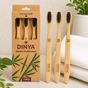Dinya Bamboo Toothbrush S-Curve Handle (3 Piece)
