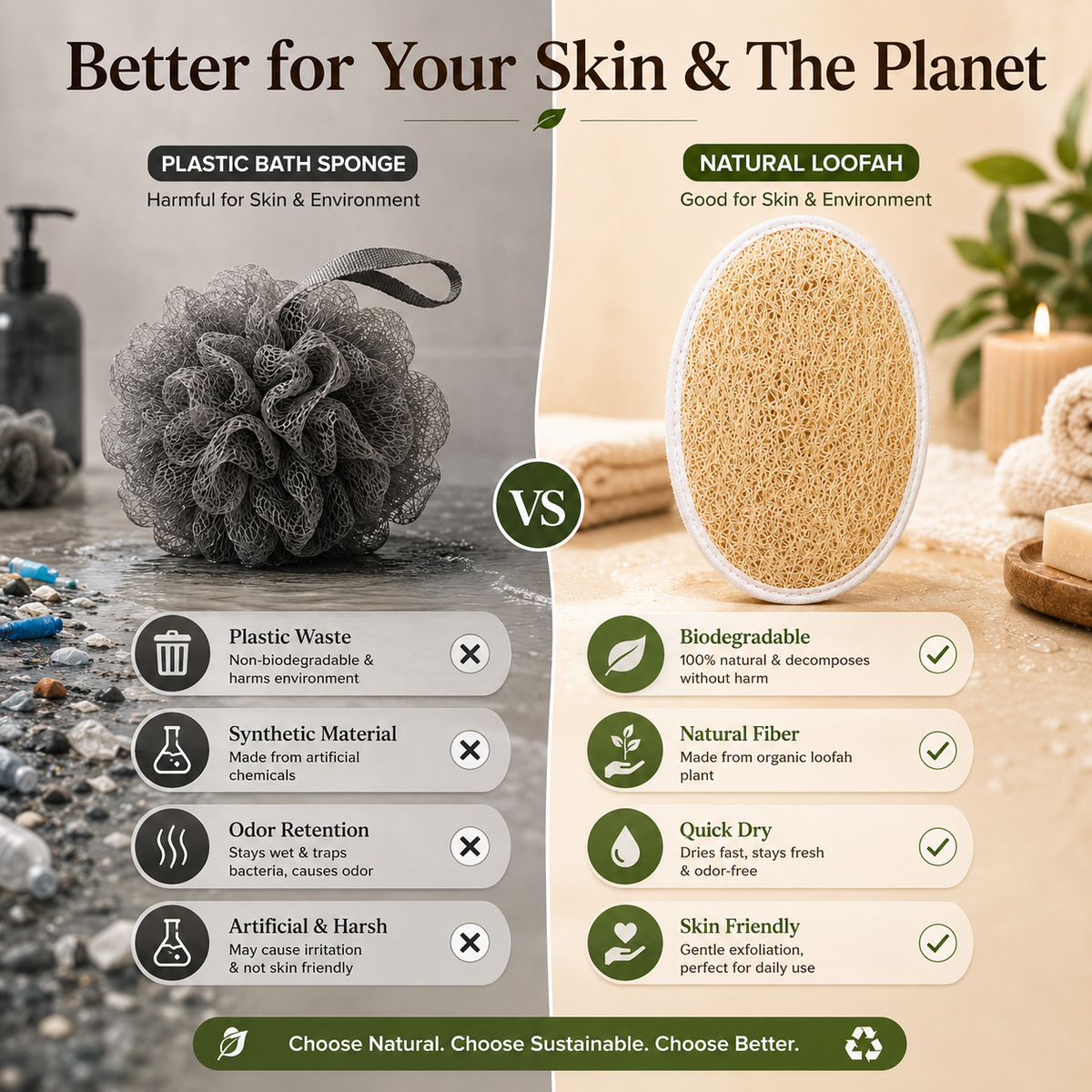 Exfoliating Bath Loofah