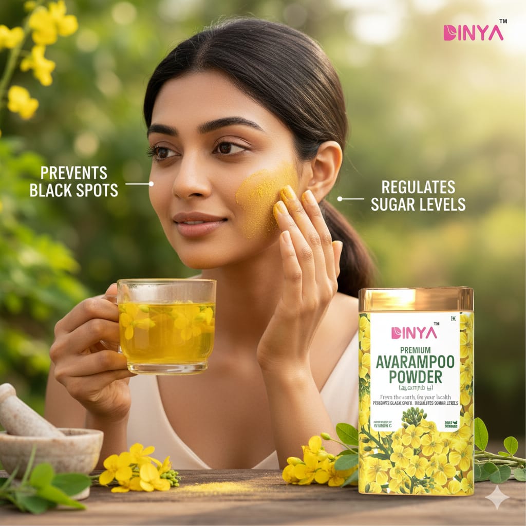 Avarampoo Powder for Skin Glow & Herbal Tea