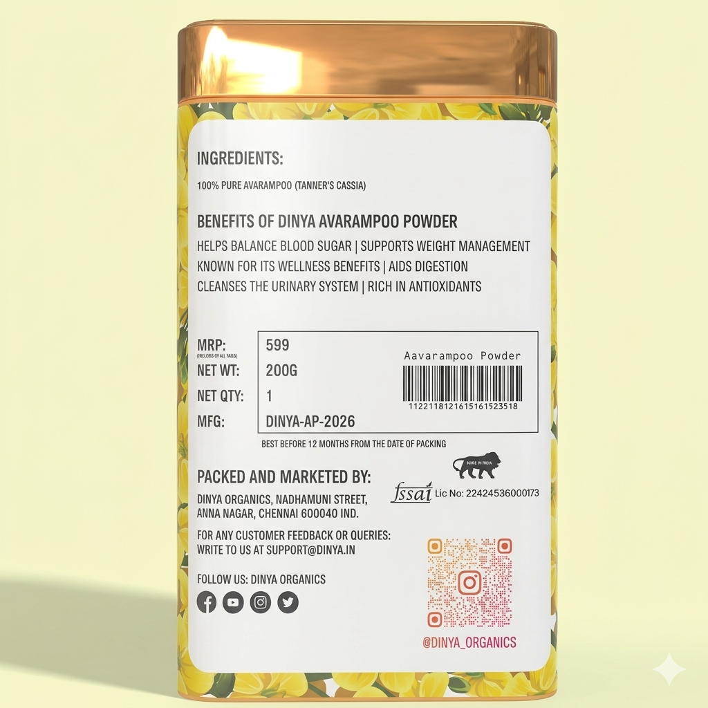 Avarampoo dry flower powder organic