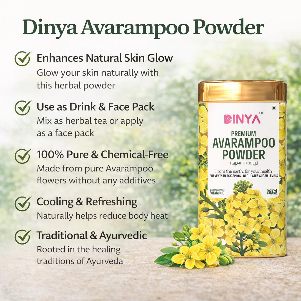 herbal powder for glowing skin