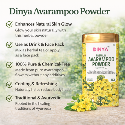 herbal powder for glowing skin