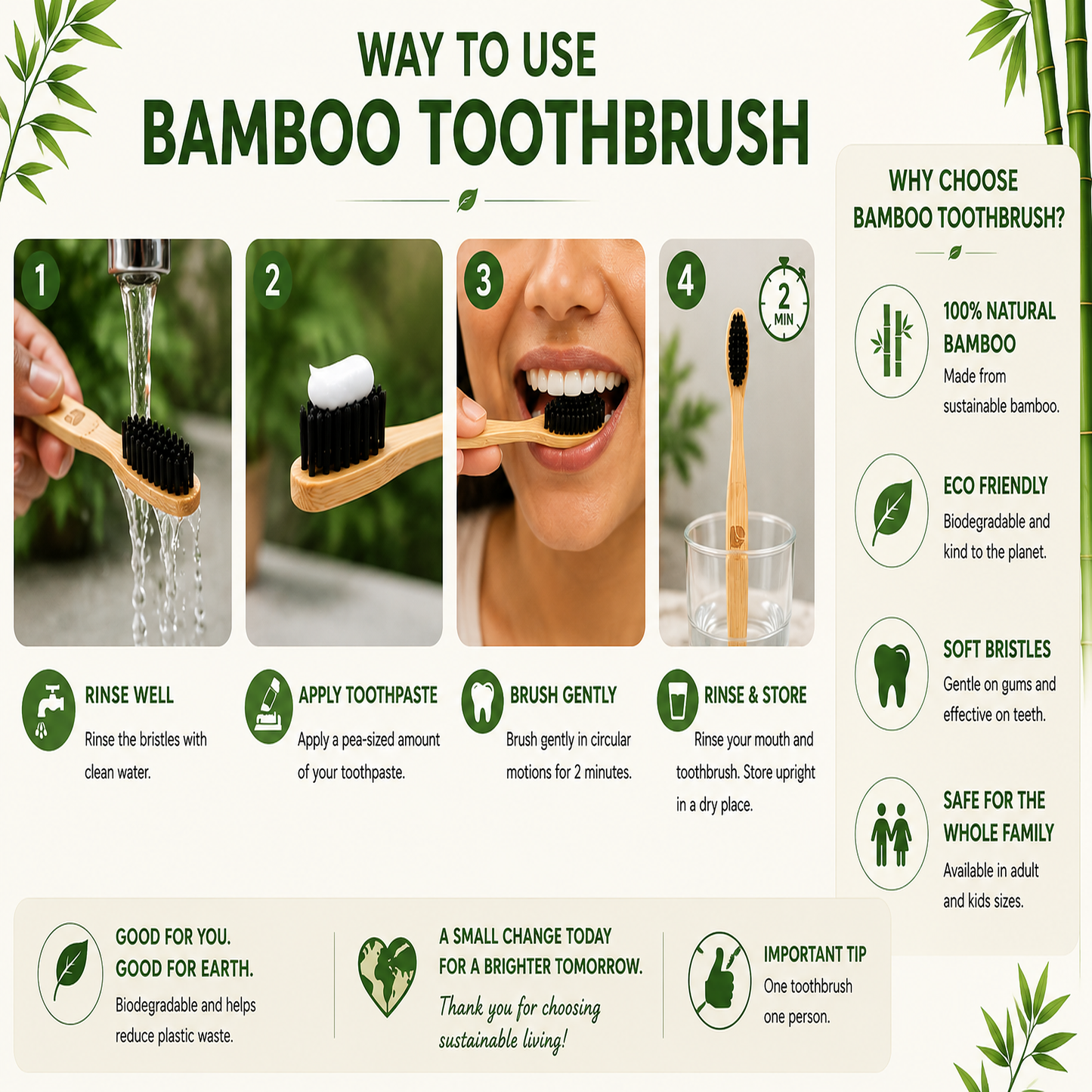 biodegradable toothbrush bristle