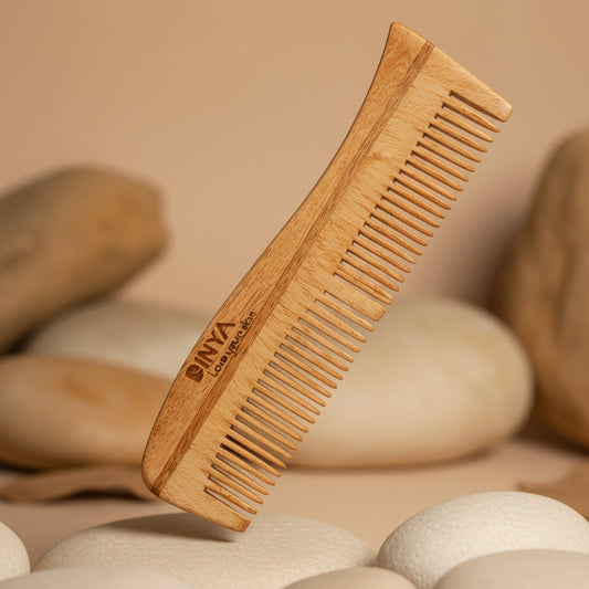 Buy Dual Tooth S Shape Neem Comb