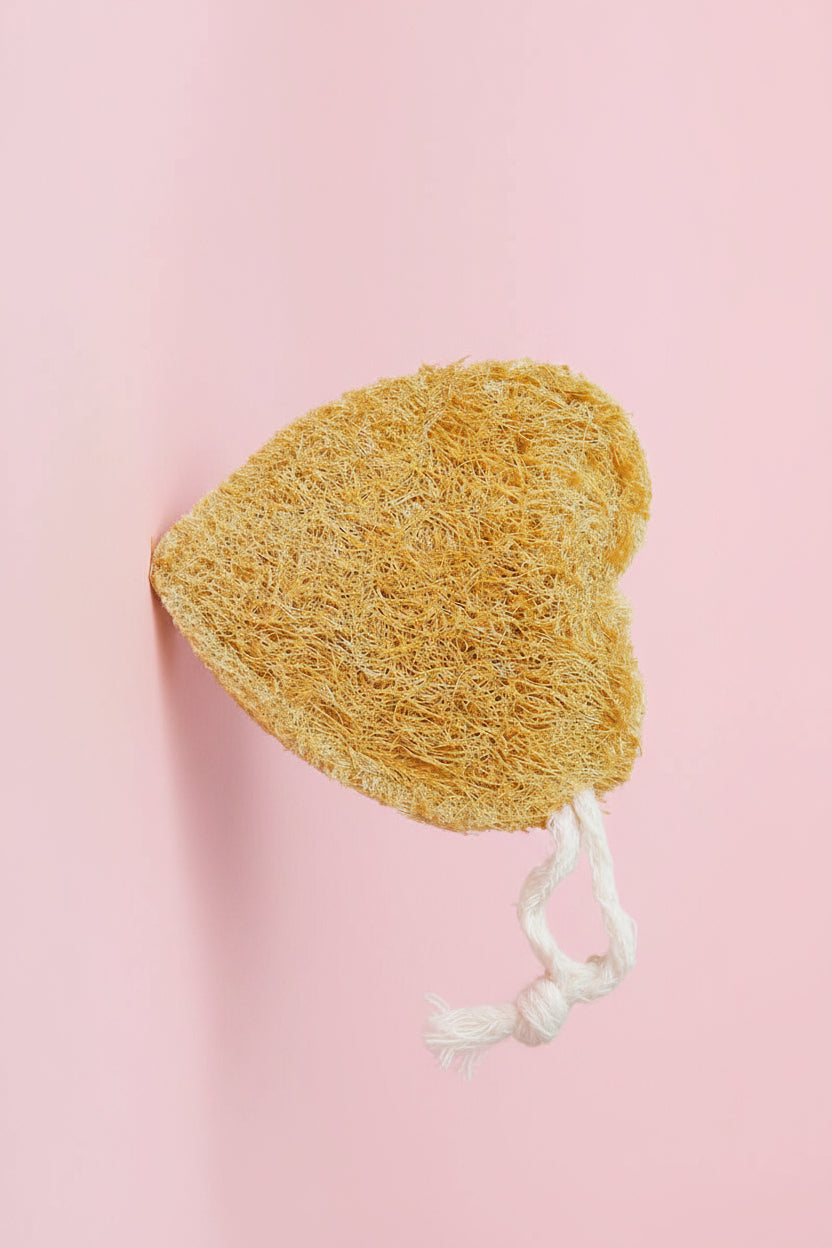 Dinya bath heart loofah