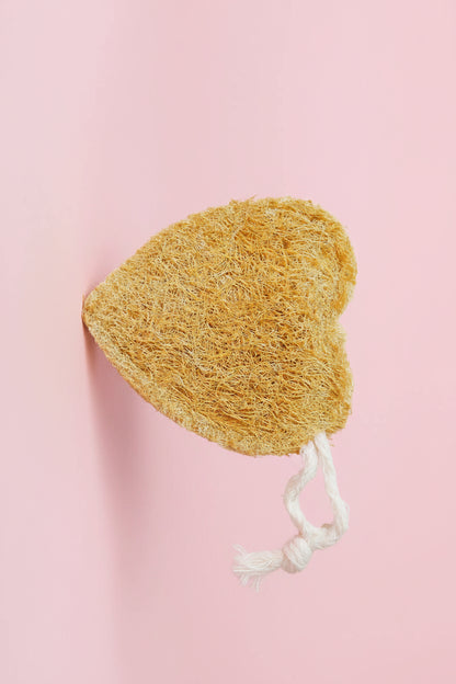 Dinya bath heart loofah