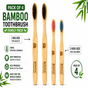 Bamboo Toothbrush – FAMILY Pack (4 Pieces)