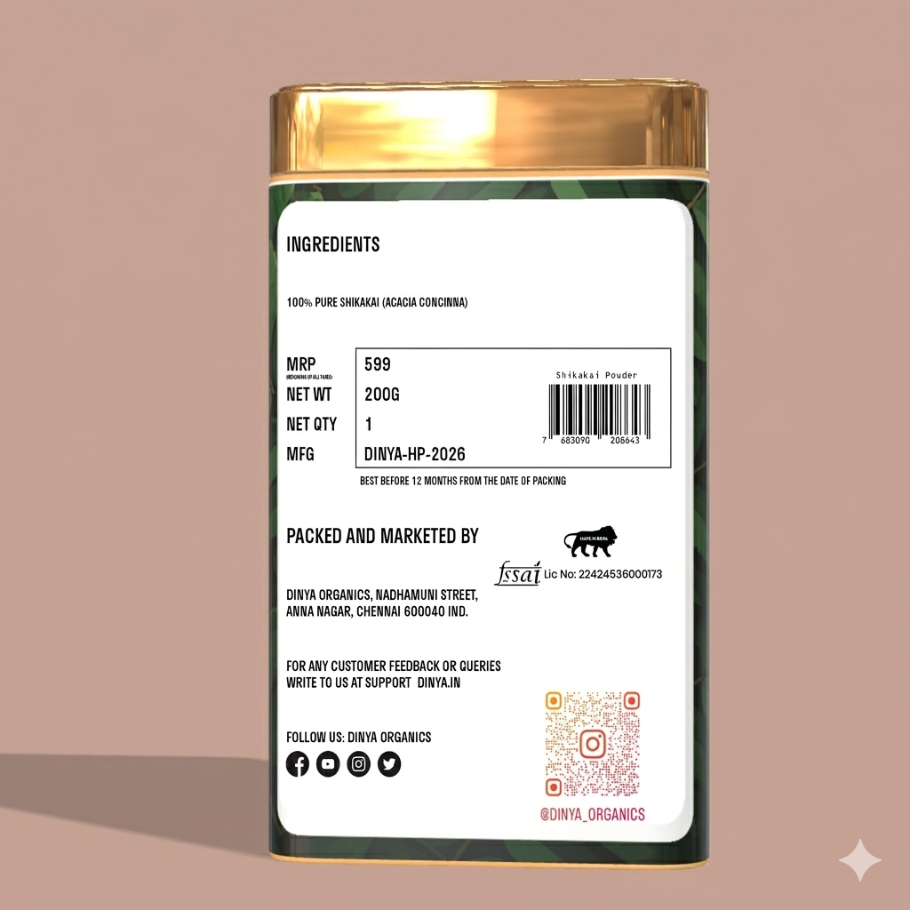 Herbal shikakai powder