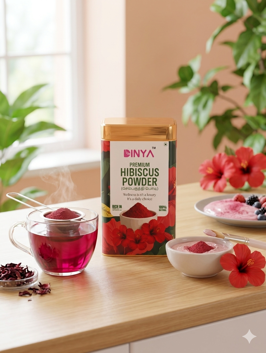 Hibiscus powder for eating