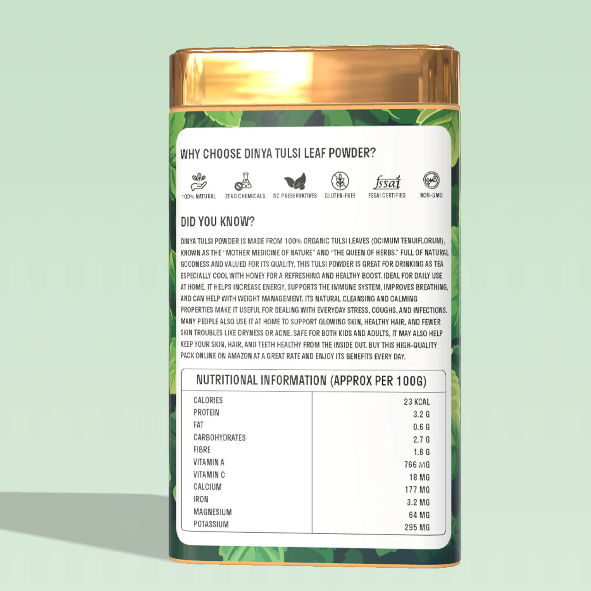 200g tulsi powder