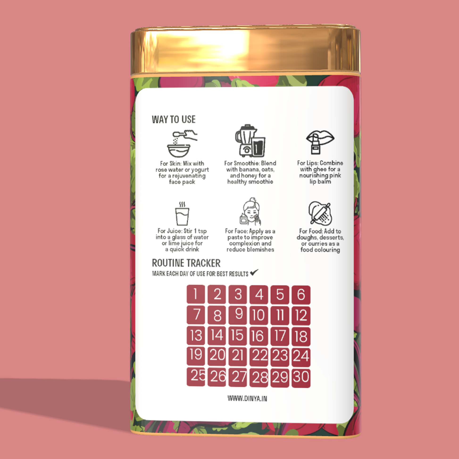 Beetroot powder uses for skin