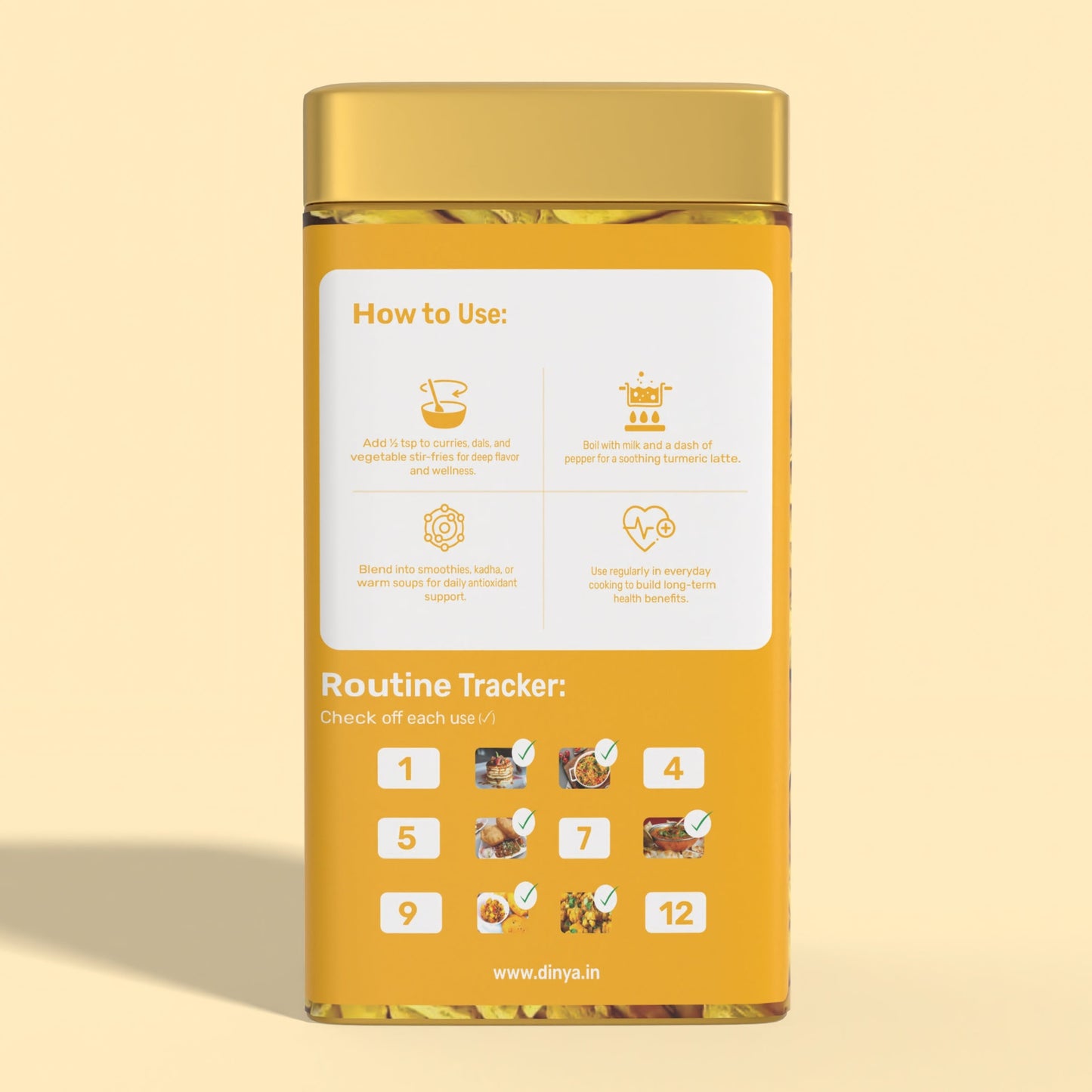 Kitchen treasures turmeric powder use