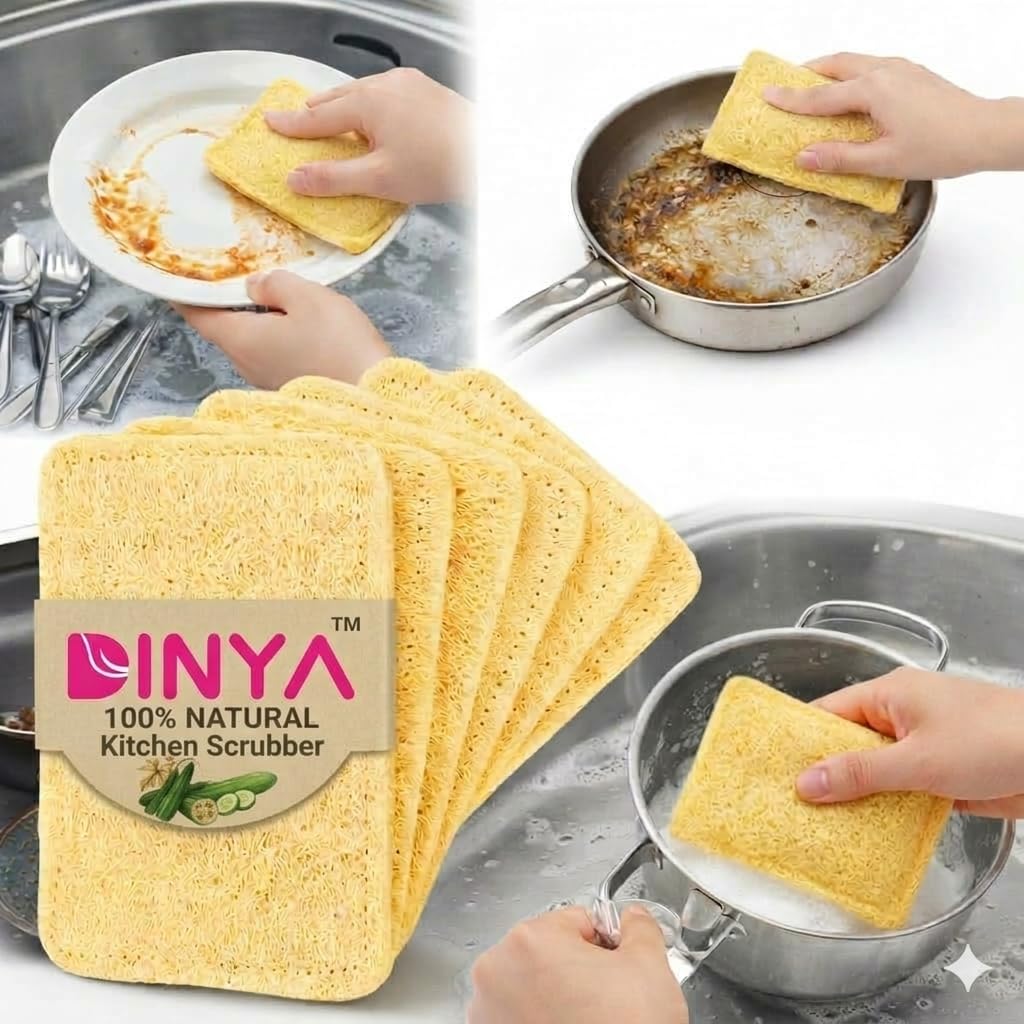 Natural Loofah Utensils Cleaning Scrubbers
