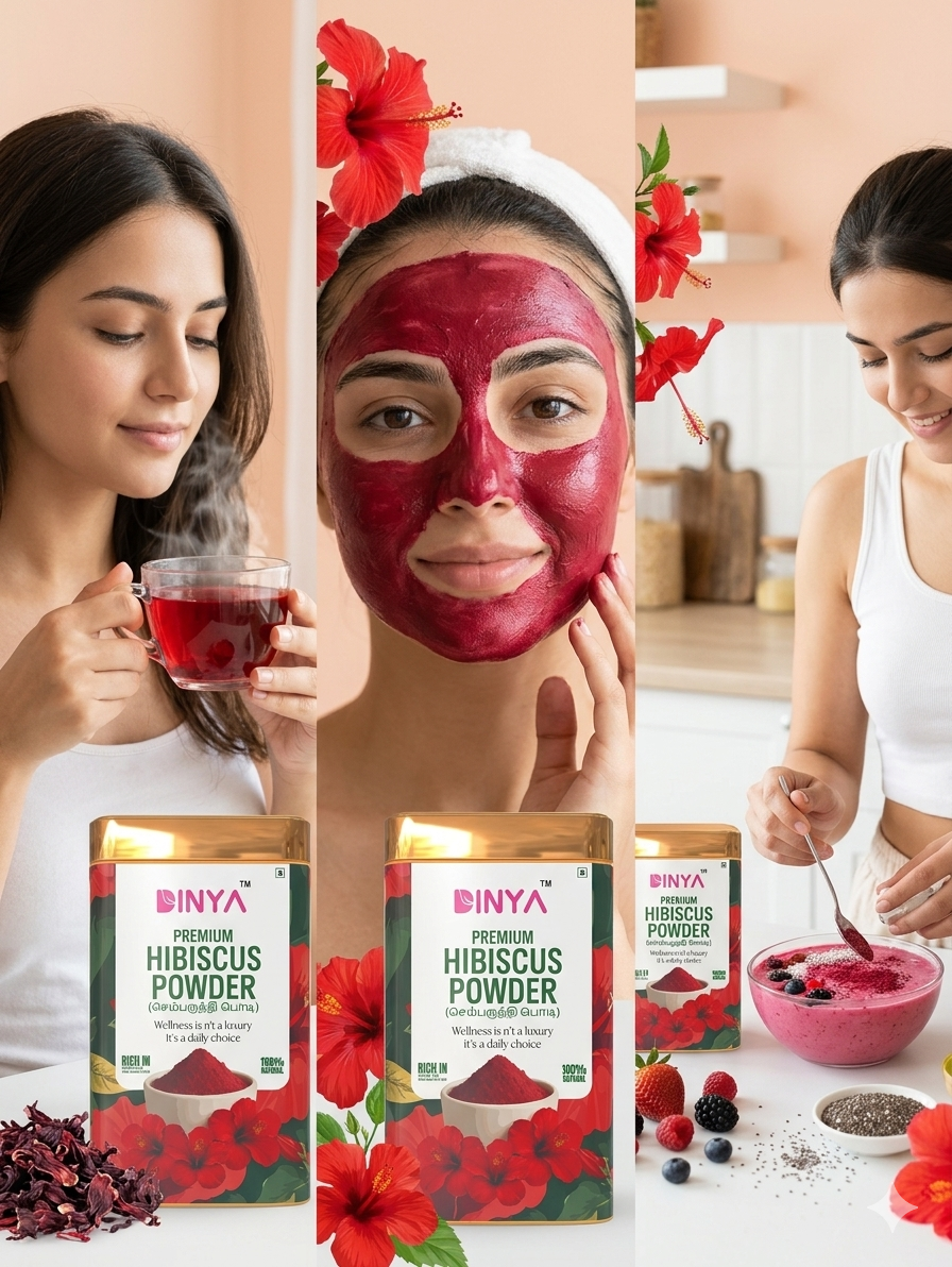 hibiscus powder for face