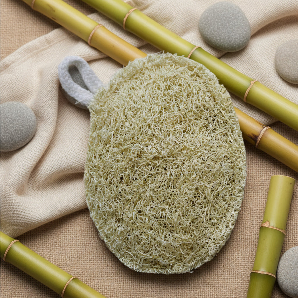 natural loofah for skin exfoliation
