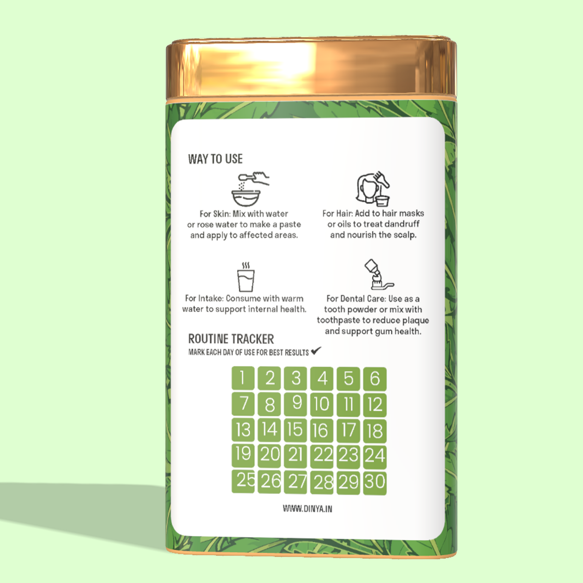 Neem powder use