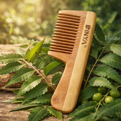 Natural Kacchi Neem Comb for Healthy Hair