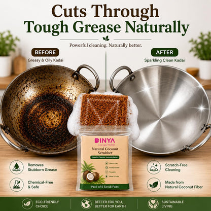 Non-Toxic Coconut Coir Scrubber