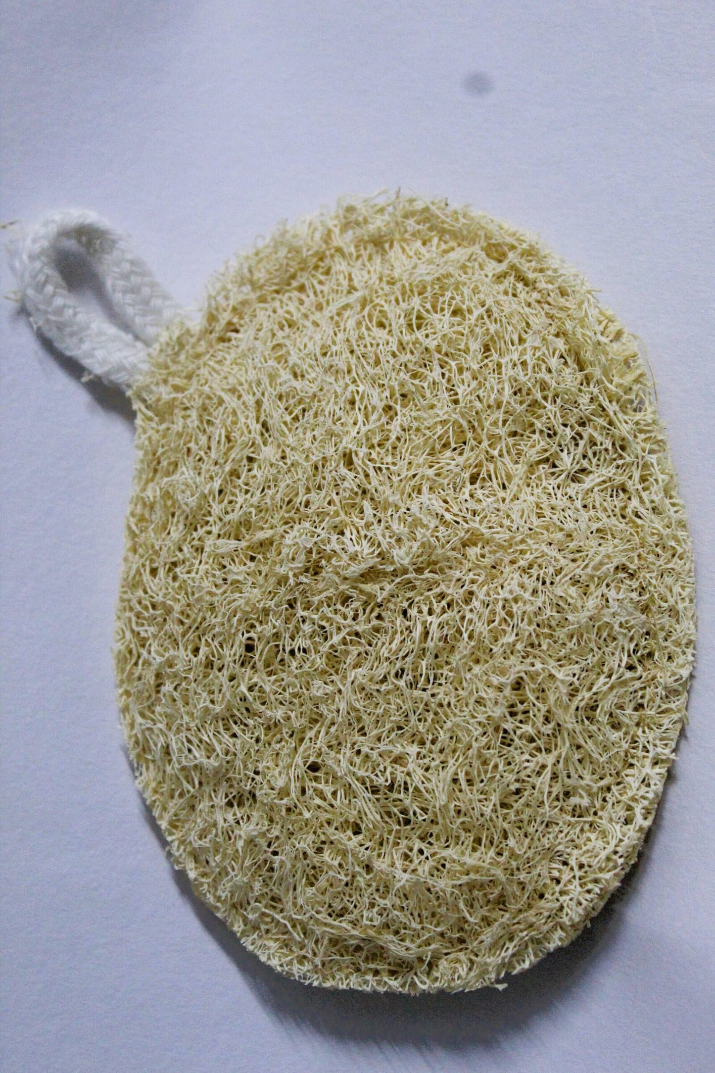 oval shape loofah scrubber