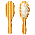 Bamboo Paddle Hair Brush (Oval) | Pack 1