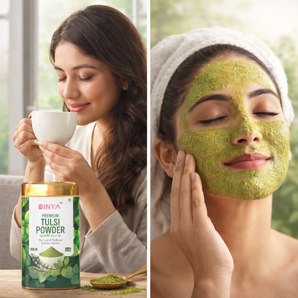 tulsi powder benefits for face