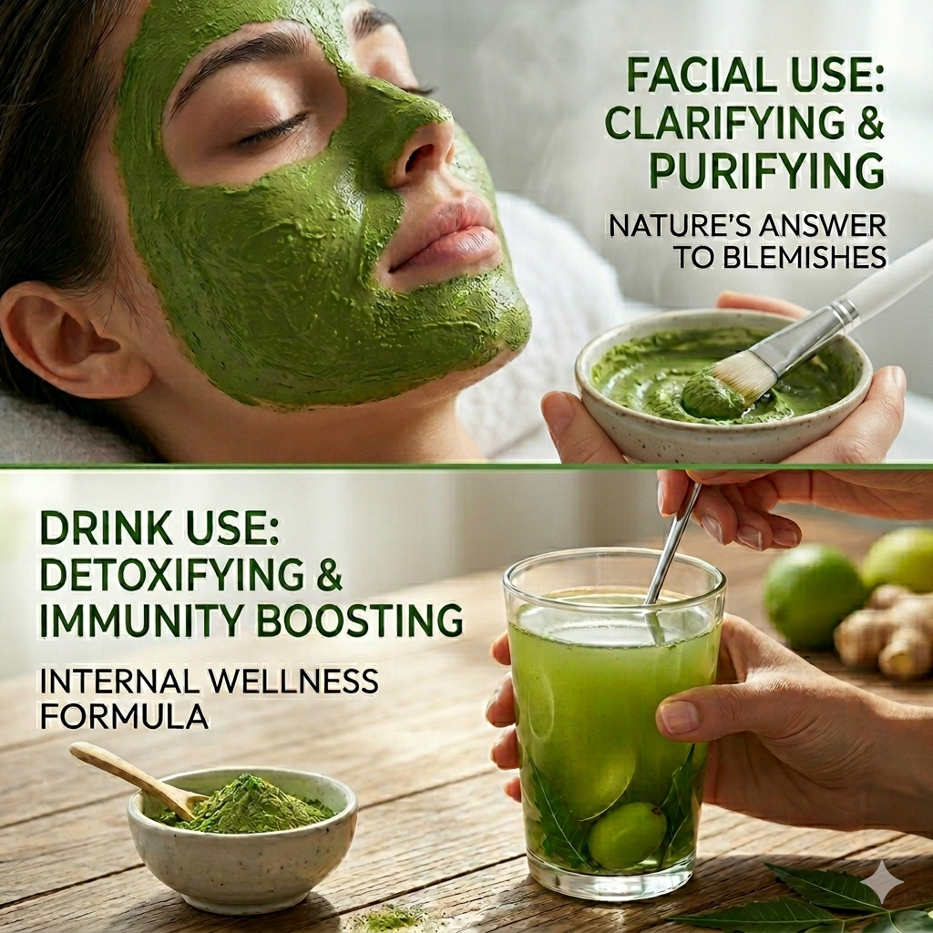 Way to use neem powder