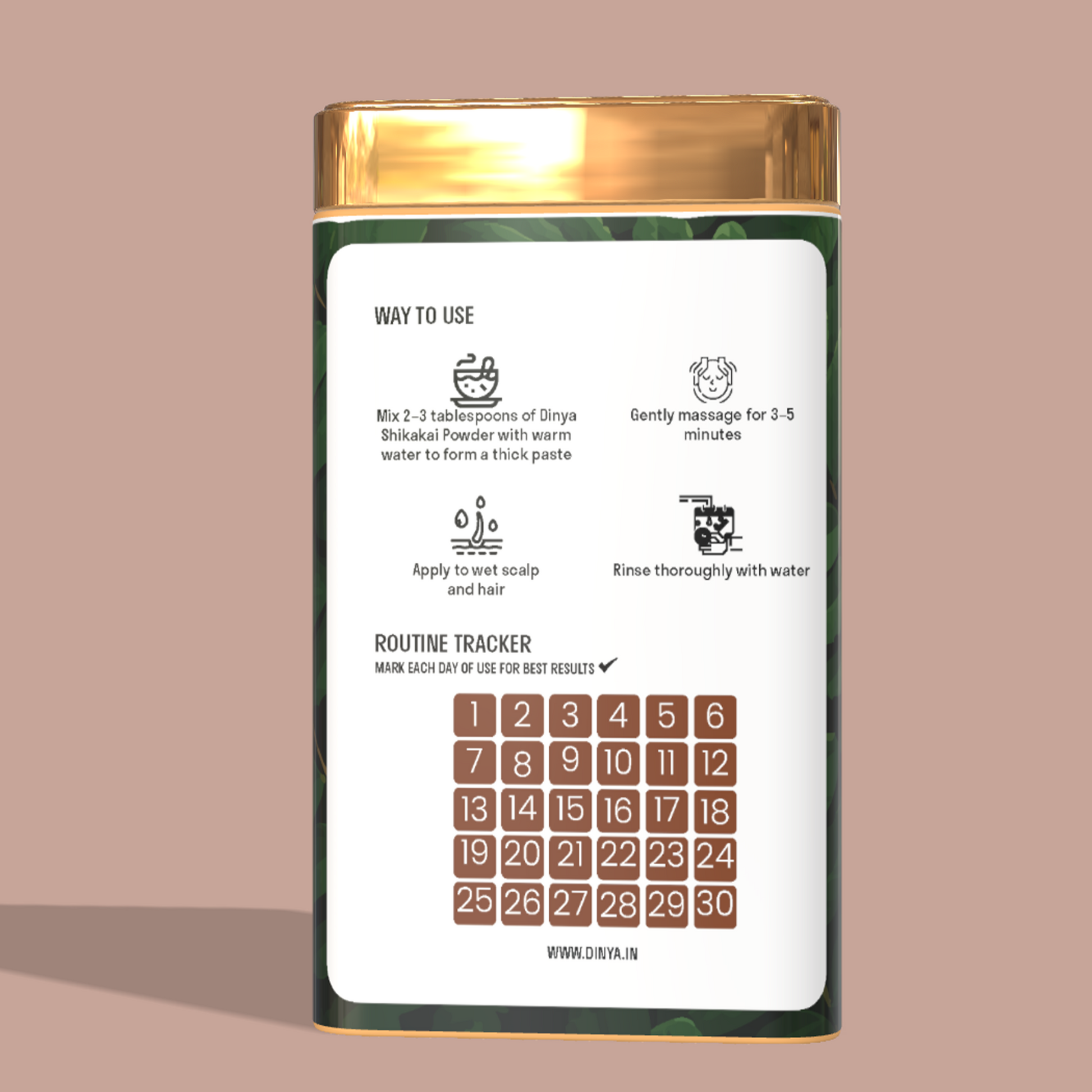 Way to use shikakai powder