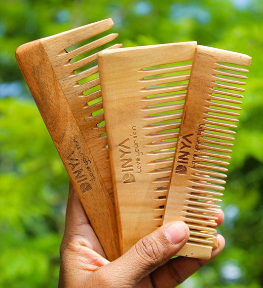 Dinya wide large small baby neem comb