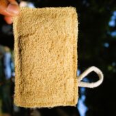 dinya rectangle shape natural loofah