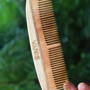 Dinya neem comb moon shape