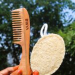 Dinya s curve neem comb and loofah