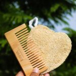 Dinya wide large and heart loofah