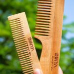 dinya pocket and wide handle neem comb
