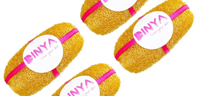 Dinya loofah scrubber